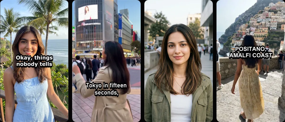Vyra: AI-generated reels and photoreal AI creators